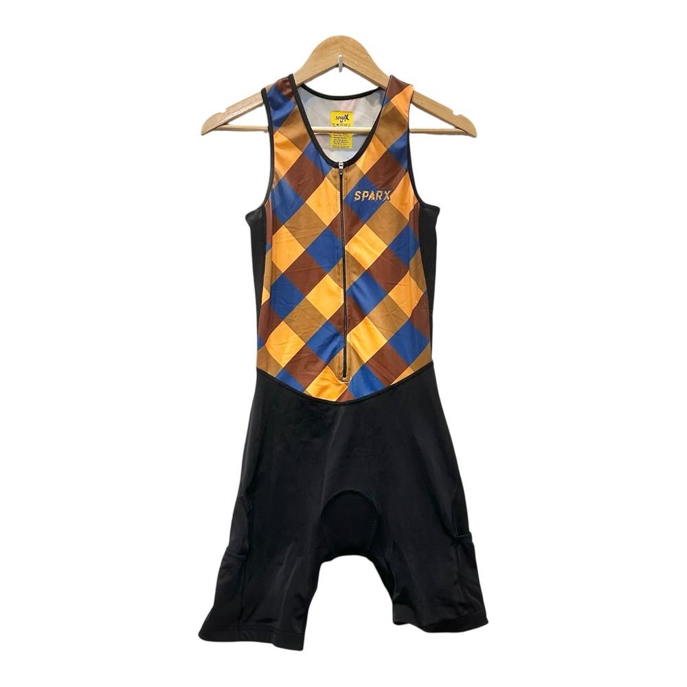 SPARX Women's Medium Triathlon Suit One Piece Cycling Tri Race Skinsuit